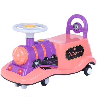 Flash Silent Wheel Musik und Beleuchtung Fahrt auf Bumper Swing Autos Baby Balance Car für Kinder