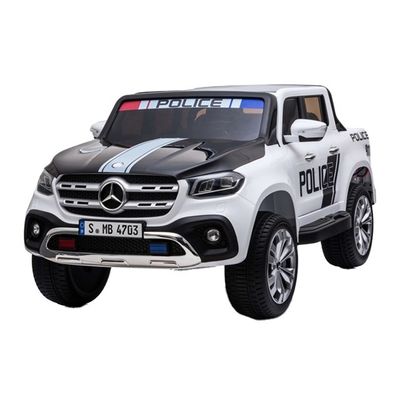 Lizenziertes Polizeiauto 12V Kinder Laderauto mit 2.4G Fernbedienung Echtes Auto Zwei-Sitzer
