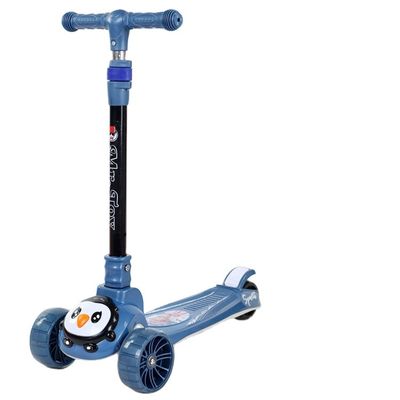 3 PU Rad LED Baby Kick Scooter Verkauf für Kinder Funktion Musik Beleuchtung Ein-Klick-Faltbarkeit