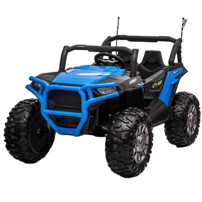 12V Zwei-Sitzer-Ride-On-Spielzeug mit Fernbedienung und Musik/Licht/USB/MP3/Bluetooth-Funktion