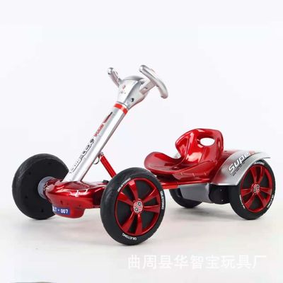 Fernleiten Wiederaufladbare Kinder Fahren auf Auto Vierräder Drift Go-Kart mit unabhängigen Bremsen