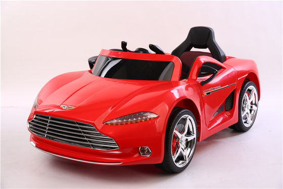 114*66*48cm Weißes Kinderspielzeug 6V Batterie Doppeltürer Elektroauto für Mädchen