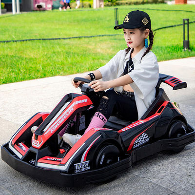 G.W. N.W. 19kg/16kgs Kids Outdoor Elektrisches Go Kart Auto 12V Batterie und 4 Räder