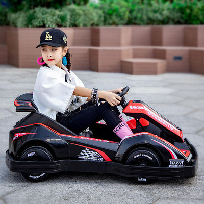 G.W. N.W. 19kg/16kgs Kids Outdoor Elektrisches Go Kart Auto 12V Batterie und 4 Räder
