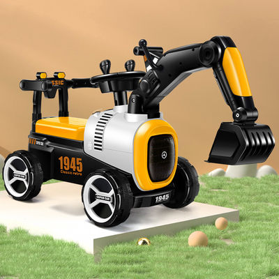 Plastikkinder Elektro-Spielzeuge Schieberegler Baggerfahrt auf Mini-Bauauto für Kinder