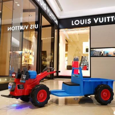 PP-Plastikfahrt auf elektrischem Pedal Mini-Elektro-Traktor für Kinder im Alter von 8-13 Jahren
