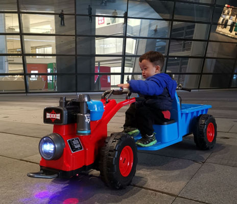 2022 12v elektrische Kinder fahren mit Plastik-Traktor-Spielzeugbatterie enthalten