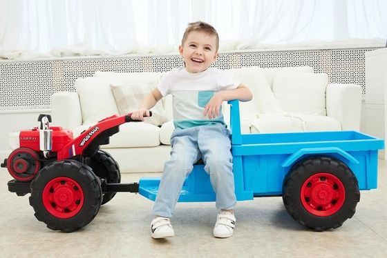 2022 12v elektrische Kinder fahren mit Plastik-Traktor-Spielzeugbatterie enthalten
