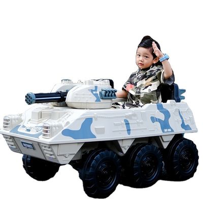 Kinder Elektro-Spielzeug-Tank Fahr-Spielzeug-Elektro-Tank 12V 6X6 Räder PP Kunststoff-Typ