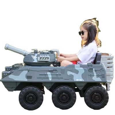 Kinder Elektro-Spielzeug-Tank Fahr-Spielzeug-Elektro-Tank 12V 6X6 Räder PP Kunststoff-Typ