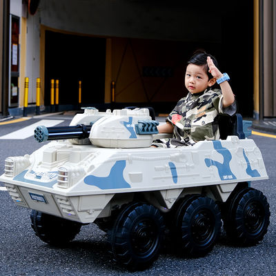 Kinder Elektro-Spielzeug-Tank Fahr-Spielzeug-Elektro-Tank 12V 6X6 Räder PP Kunststoff-Typ