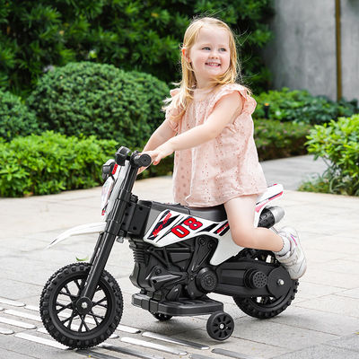 Plastikkinder fahren auf Autos Elektromotorrad mit Musik Rot Blau Weiß für Kinder