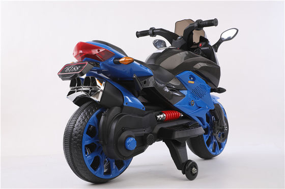 12V Plastikblaue wiederaufladbare Batterie Kinder fahren auf Motorrad für Unisex