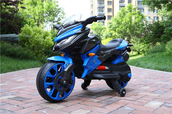 12V Plastikblaue wiederaufladbare Batterie Kinder fahren auf Motorrad für Unisex