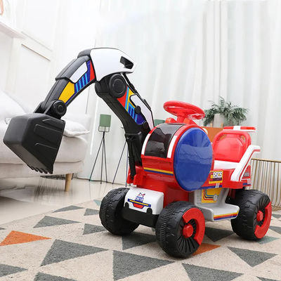 2023 Elektrische Kinderspielzeuge Bagger Ingenieurwesen Fahrt mit dem Auto für Kinder Kunststoff Gelb