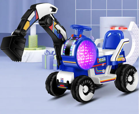 2023 Elektrische Kinderspielzeuge Bagger Ingenieurwesen Fahrt mit dem Auto für Kinder Kunststoff Gelb