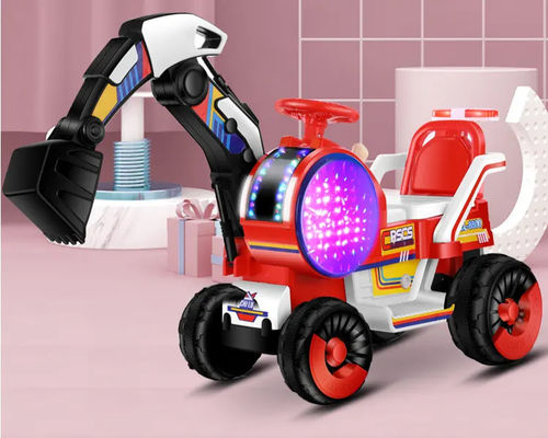 2023 Elektrische Kinderspielzeuge Bagger Ingenieurwesen Fahrt mit dem Auto für Kinder Kunststoff Gelb