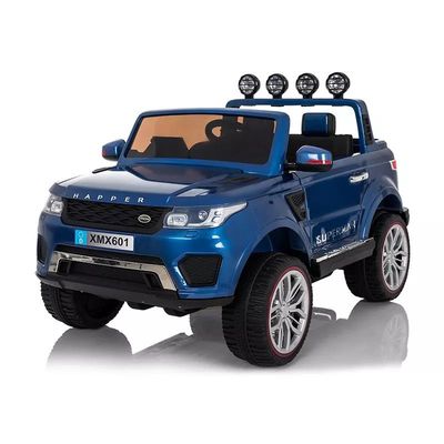 Fernbedienung 12V Motor Vierräder Batterie betrieben Kinder Fahren auf dem Auto für Kleinkinder Blau