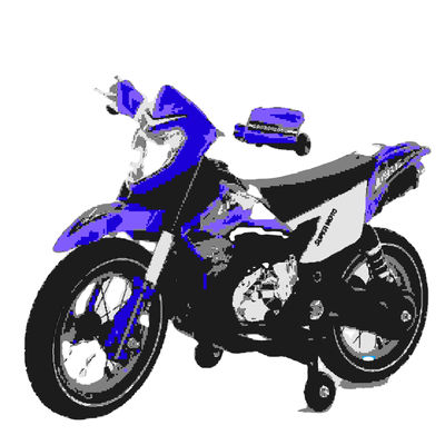 Kinder 6V Fahren auf Auto Motorrad Elektromotorrad mit PP Plastik Typ Orange
