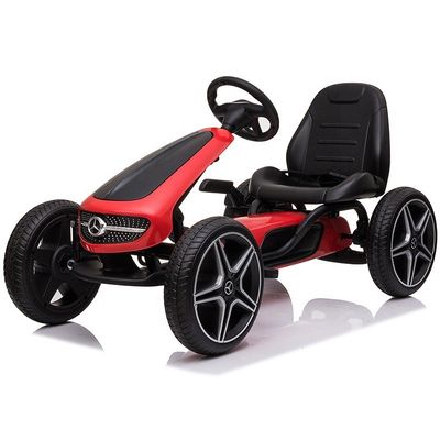 Lizenz Kinder Go Kart Spielzeugfahrzeug für Kinder Batterie 4 Räder Nicht elektrisches Pedal