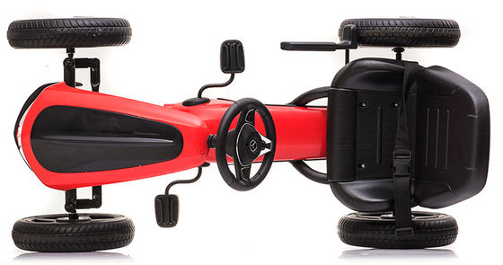Lizenz Kinder Go Kart Spielzeugfahrzeug für Kinder Batterie 4 Räder Nicht elektrisches Pedal