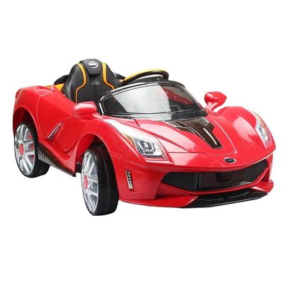 Vierräder Kinderfahrt auf Elektrofahrzeugen Autos mit Musik und Lichtern Rot 6V7AH*2