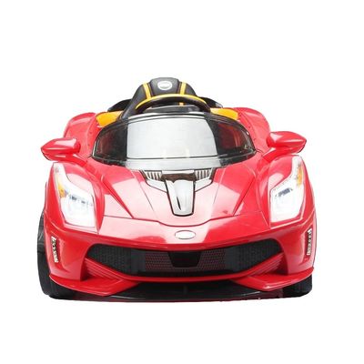 Vierräder Kinderfahrt auf Elektrofahrzeugen Autos mit Musik und Lichtern Rot 6V7AH*2