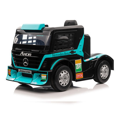 2022 lizenziertes Luxusmodell 24V Kinder fahren auf Lastwagen mit Anhänger 6 Räder für Kinder