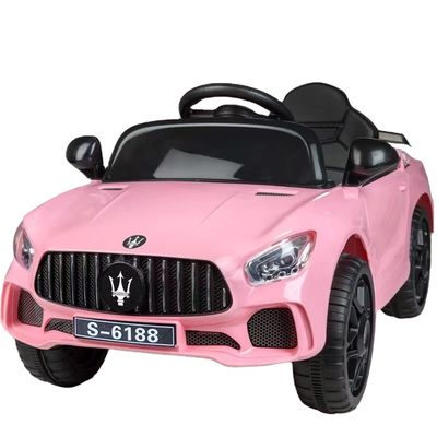 Pink Dual Drive Kinder-Spielzeug-Auto mit Fernbedienung 2023 Fahrt auf 6V-Elektroautos