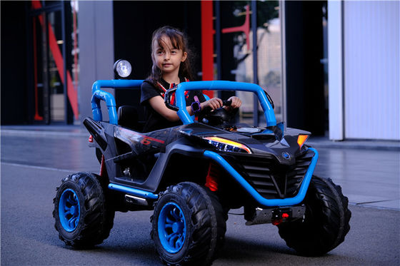 Unisex-Elektro-Spielzeug mit Plastikbatterie für Kinder Autofahren in leuchtend gelber Farbe