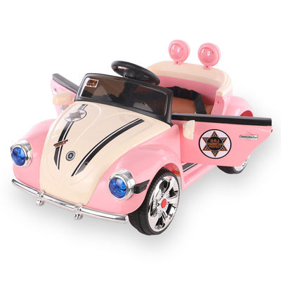 Käfer Kinder elektrische Fahrt auf dem Auto 4 Räder Prinzessin rosa Karton Größe 101*54.5*33CM
