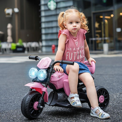 Elektro-Dreifahrrad für Kinder mit Musiklichtern und Pedalen 5-7 Jahre Multifunktionsspaß