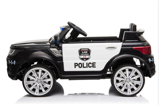 Geeignet für 3-8jährige, großes, zweisitziges, batteriebetriebenes Polizeiauto