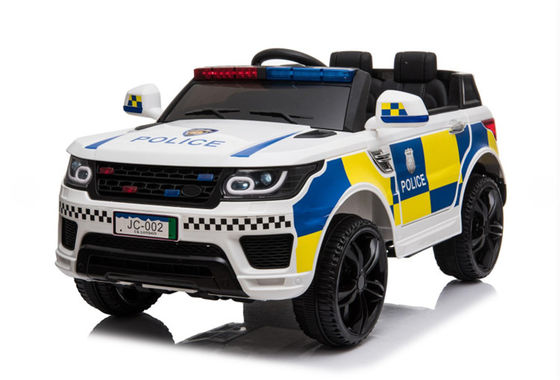 Geeignet für 3-8jährige, großes, zweisitziges, batteriebetriebenes Polizeiauto
