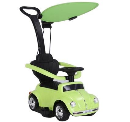 Blau 6V elektrisch abnehmbarer Push Walker Ride On Car für Kinder