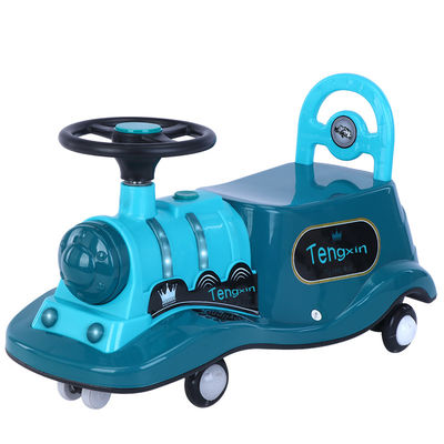 Flash Silent Wheel Musik und Beleuchtung Fahrt auf Bumper Swing Autos Baby Balance Car für Kinder