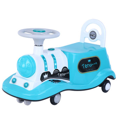 Flash Silent Wheel Musik und Beleuchtung Fahrt auf Bumper Swing Autos Baby Balance Car für Kinder