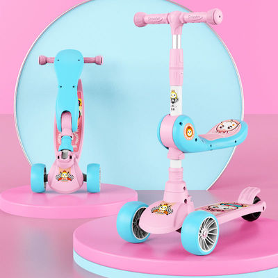 Unisex ohne Pedal Balance Bike für 2-6 Jahre Alte Jungen und Mädchen Gelb Rosa Grün