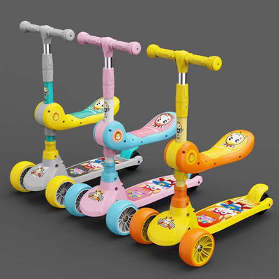 Unisex ohne Pedal Balance Bike für 2-6 Jahre Alte Jungen und Mädchen Gelb Rosa Grün