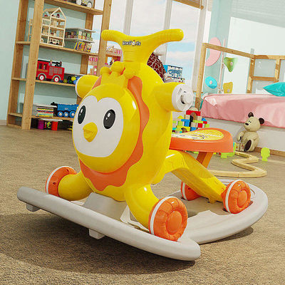 Multifunktionaler Kinderrotor mit Walker-Funktion und Schütteln eines Pferdes