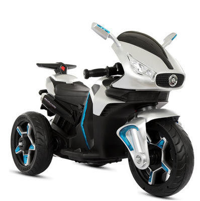 Ride On Toy Kinderbatterie Dreirad-Motorrad Elektronisches Spielzeug Rot/Weiß/Blau