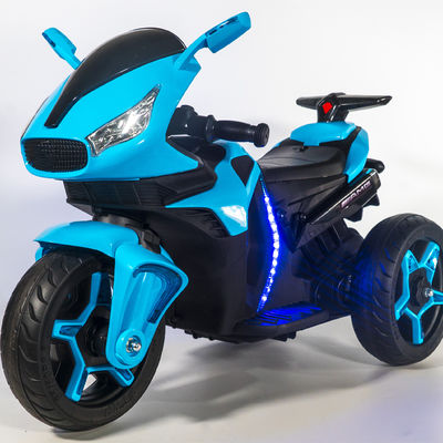 Ride On Toy Kinderbatterie Dreirad-Motorrad Elektronisches Spielzeug Rot/Weiß/Blau