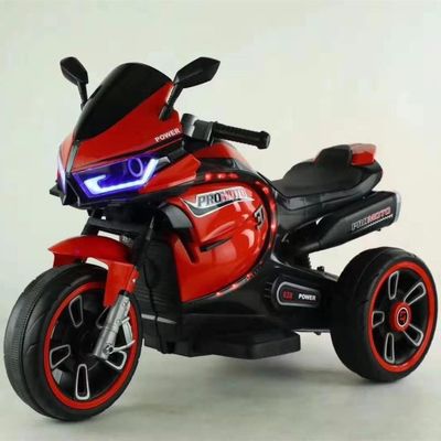Batteriebetriebene Kinder 6v Elektromotorrad Dreirad mit Musik und Leichtmotor 380*2