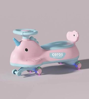 Anti-Rollover Flash Wheel Swing Ride On Scooter Auto für Kinder Karton Größe 69*25*32cm