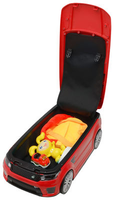 Ankunft Kinderspielzeug Lagerbedarf Fahrt im Auto für Kinder Altersbereich 5 bis 7 Jahre