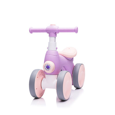 Leichte Musik und Blaseneinrichtung Balance Bike für 1-6 Jahre Kinder 4 Räder Auto Stil
