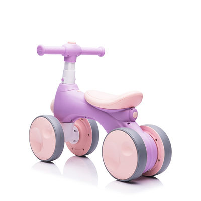 Leichte Musik und Blaseneinrichtung Balance Bike für 1-6 Jahre Kinder 4 Räder Auto Stil