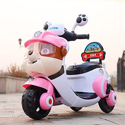 494PCS Elektromotorrad für Kinder Dreirad-Spielzeug Fahrt mit dem Auto für Kinder 2-5 Jahre alt