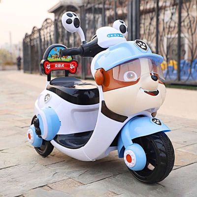494PCS Elektromotorrad für Kinder Dreirad-Spielzeug Fahrt mit dem Auto für Kinder 2-5 Jahre alt