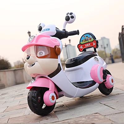 494PCS Elektromotorrad für Kinder Dreirad-Spielzeug Fahrt mit dem Auto für Kinder 2-5 Jahre alt